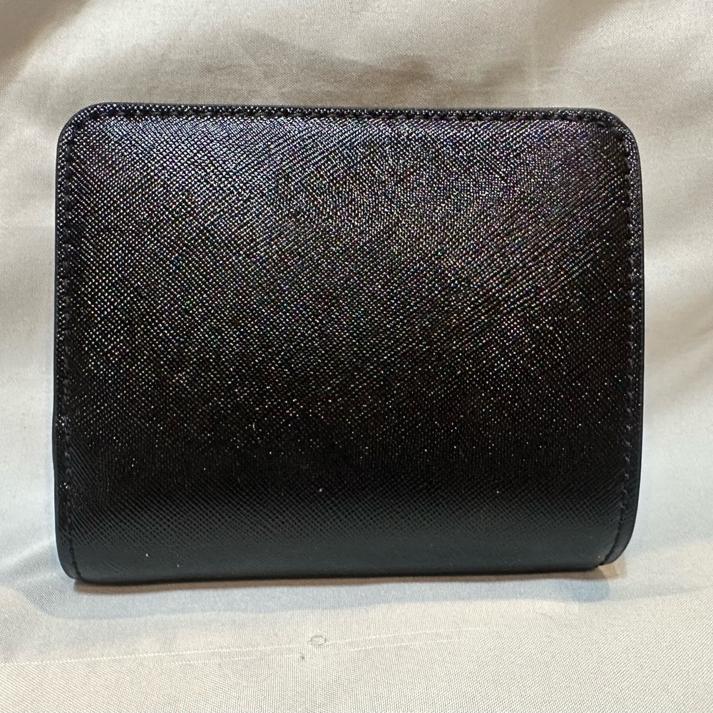 Marc Jacobs Mini Black Compact Coin Pouch Card Wallet - Picture 2 of 9